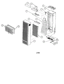 Face Panel / Front Heat Shield parts for Williams Furnace 5009622 from AppliancePartsPros.com