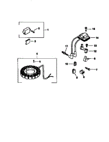 Ignition  Div71 / 501 parts for Craftsman Lawn & Garden Engine 501MV20S-57527 from AppliancePartsPros.com