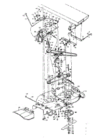 Mower Housing parts for Craftsman Front-Engine Lawn Tractor 5022408491 from AppliancePartsPros.com