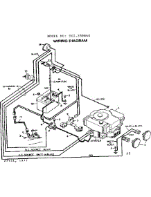 Wiring Diagram parts for Craftsman Front-Engine Lawn Tractor 502250840 from AppliancePartsPros.com