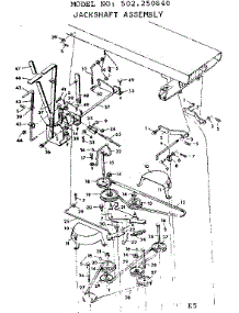 Jackshaft Assembly parts for Craftsman Front-Engine Lawn Tractor 502250840 from AppliancePartsPros.com