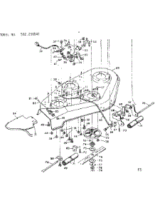 Mower Deck parts for Craftsman Front-Engine Lawn Tractor 502250841 from AppliancePartsPros.com