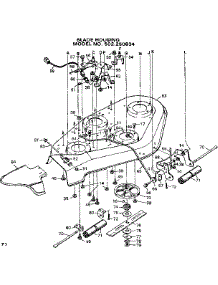 Mower parts for Craftsman Front-Engine Lawn Tractor 502250843 from AppliancePartsPros.com