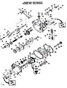 Peerless Transaxle parts for Craftsman Front-Engine Lawn Tractor 502250843 from AppliancePartsPros.com