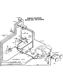 Wiring Diagram parts for Craftsman Front-Engine Lawn Tractor 502250890 from AppliancePartsPros.com