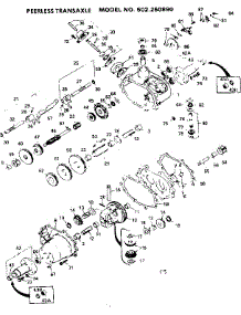 Peerless Transaxle parts for Craftsman Front-Engine Lawn Tractor 502250890 from AppliancePartsPros.com