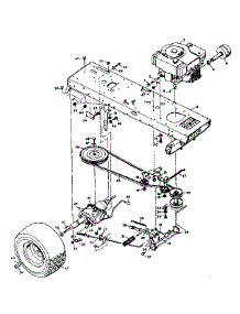 Drive Assembly parts for Craftsman Front-Engine Lawn Tractor 502250891 from AppliancePartsPros.com