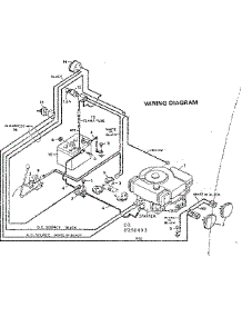Wiring Diagram parts for Craftsman Front-Engine Lawn Tractor 502250893 from AppliancePartsPros.com