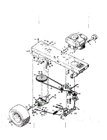 Drive Assembly parts for Craftsman Front-Engine Lawn Tractor 502250894 from AppliancePartsPros.com