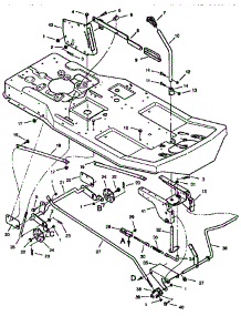 Mower Housing Suspension parts for Craftsman Rear-Engine Riding Mower 502251250 from AppliancePartsPros.com