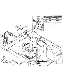 Electrical System parts for Craftsman Rear-Engine Riding Mower 502251250 from AppliancePartsPros.com