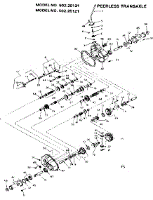 Peerless Transaxle parts for Craftsman Front-Engine Lawn Tractor 50225131 from AppliancePartsPros.com