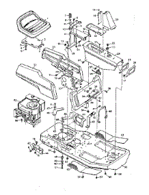 Body And Chassis parts for Craftsman Front-Engine Lawn Tractor 502252644 from AppliancePartsPros.com