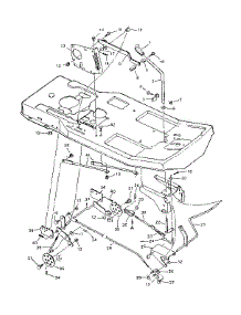 Blade Housing Suspension parts for Craftsman Front-Engine Lawn Tractor 502252644 from AppliancePartsPros.com