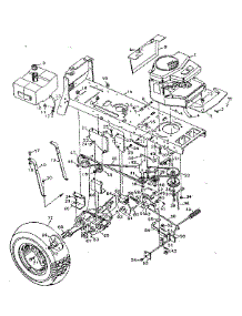 Drive Replacement Parts parts for Craftsman Front-Engine Lawn Tractor 502253760 from AppliancePartsPros.com