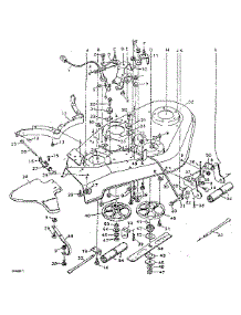 Replacement Parts Blade Housing Lower Half parts for Craftsman Front-Engine Lawn Tractor 502253760 from AppliancePartsPros.com