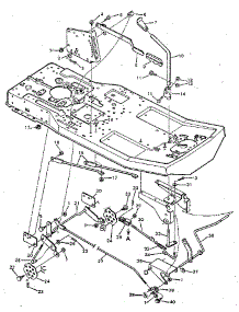 Mower Housing Suspension parts for Craftsman Front-Engine Lawn Tractor 502254110 from AppliancePartsPros.com