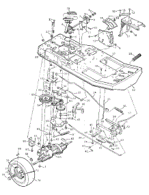 Drive System parts for Craftsman Front-Engine Lawn Tractor 502254112 from AppliancePartsPros.com