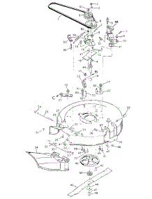 Mower Housing parts for Craftsman Front-Engine Lawn Tractor 502254112 from AppliancePartsPros.com
