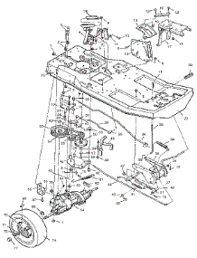 Drive System parts for Craftsman Front-Engine Lawn Tractor 502254113 from AppliancePartsPros.com