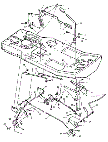 Mower Housing Suspension parts for Craftsman Front-Engine Lawn Tractor 502254114 from AppliancePartsPros.com