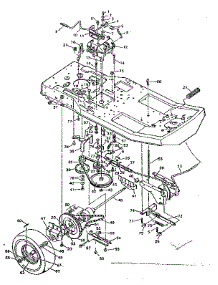 Drive System parts for Craftsman Front-Engine Lawn Tractor 502254120 from AppliancePartsPros.com
