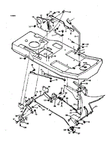 Blade Housing Suspension parts for Craftsman Front-Engine Lawn Tractor 502254121 from AppliancePartsPros.com