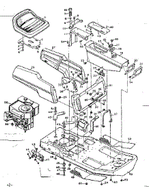 Body Chassis parts for Craftsman Front-Engine Lawn Tractor 502254130 from AppliancePartsPros.com