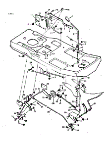 Blade Housing Suspension parts for Craftsman Front-Engine Lawn Tractor 502254132 from AppliancePartsPros.com