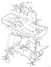 Mower Housing Suspension parts for Craftsman Front-Engine Lawn Tractor 502254133 from AppliancePartsPros.com