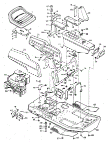 Replacement Parts Body And Chassis parts for Craftsman Front-Engine Lawn Tractor 502254140 from AppliancePartsPros.com