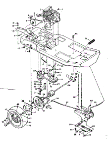 Replacement Parts Drive System parts for Craftsman Front-Engine Lawn Tractor 502254140 from AppliancePartsPros.com