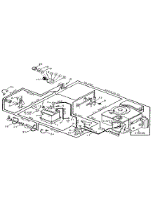 Pictorial Wiring Diagram parts for Craftsman Front-Engine Lawn Tractor 502254141 from AppliancePartsPros.com