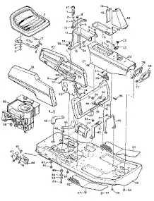 Body And Chassis parts for Craftsman Front-Engine Lawn Tractor 502254141 from AppliancePartsPros.com