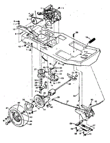 Drive System parts for Craftsman Front-Engine Lawn Tractor 502254142 from AppliancePartsPros.com