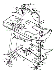 Mower Housing Suspension parts for Craftsman Front-Engine Lawn Tractor 502254142 from AppliancePartsPros.com