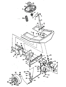 Steering System parts for Craftsman Front-Engine Lawn Tractor 502254150 from AppliancePartsPros.com