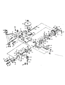 Transmission parts for Craftsman Front-Engine Lawn Tractor 502254150 from AppliancePartsPros.com