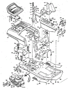Body And Chassis parts for Craftsman Front-Engine Lawn Tractor 502254151 from AppliancePartsPros.com