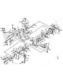 Transmission parts for Craftsman Front-Engine Lawn Tractor 502254151 from AppliancePartsPros.com