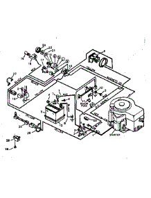 Pictorial Wiring Diagram parts for Craftsman Front-Engine Lawn Tractor 502254152 from AppliancePartsPros.com