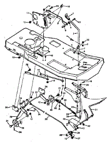 Mower Housing Suspension parts for Craftsman Front-Engine Lawn Tractor 502254152 from AppliancePartsPros.com