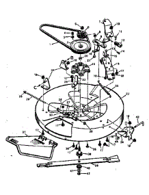 Mower Housing Bottom Half parts for Craftsman Front-Engine Lawn Tractor 502254152 from AppliancePartsPros.com