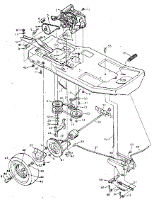 Drive System parts for Craftsman Front-Engine Lawn Tractor 502254153 from AppliancePartsPros.com