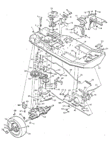 Drive System parts for Craftsman Front-Engine Lawn Tractor 502254160 from AppliancePartsPros.com