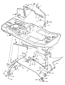 Mower Housing Suspension parts for Craftsman Front-Engine Lawn Tractor 502254160 from AppliancePartsPros.com