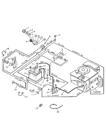 Wiring System parts for Craftsman Front-Engine Lawn Tractor 502254160 from AppliancePartsPros.com