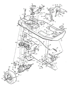 Drive System parts for Craftsman Front-Engine Lawn Tractor 502254161 from AppliancePartsPros.com