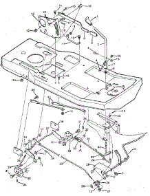 Mower Housing Suspension parts for Craftsman Front-Engine Lawn Tractor 502254172 from AppliancePartsPros.com