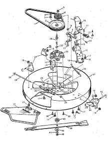 Mower Housing Bottom Half parts for Craftsman Front-Engine Lawn Tractor 502254172 from AppliancePartsPros.com